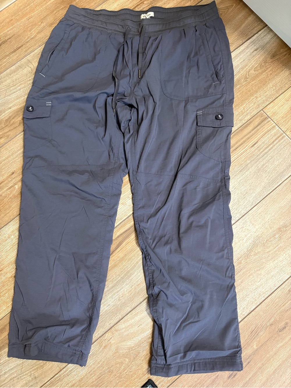 L.L. Bean Charcoal Gray Women's Cargo Pants